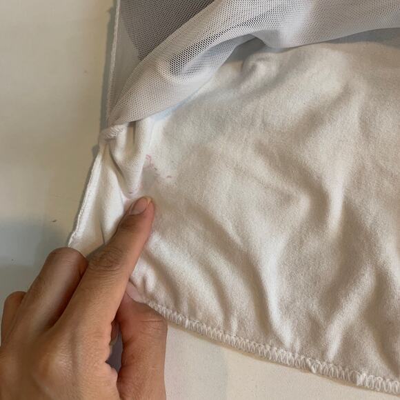 Boston Proper Tank Top Womens M Medium Black White Layered Spaghetti Shelf Bra - Picture 6 of 11